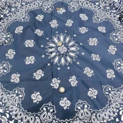 HypeYourBeast Supreme X TNF Bandana Jacket Blue Hoodies & Jackets