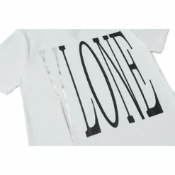 HypeYourBeast Vlone White And Silver Tee Shirt