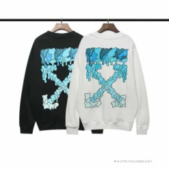 HypeYourBeast Shirts Off White Shirt White Blue