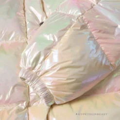 HypeYourBeast MNCLR Puffer Jacket Rainbow Hoodies & Jackets