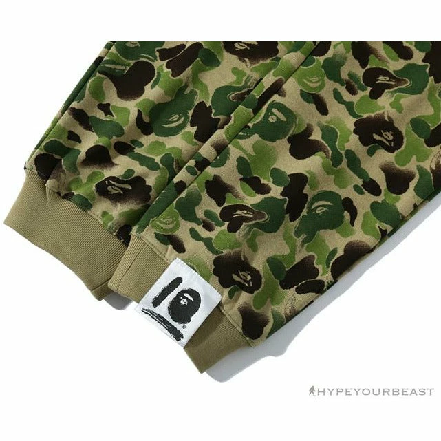 Hypeyourbeast BAPE Chinese Style Ink Camouflage 10th Anniversary Limited Pants 'GREEN'