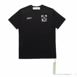 Hypeyourbeast T-Shirts OFF-WHITE Daisy Graffiti Arrow Conley Tee Shirt 'BLACK'