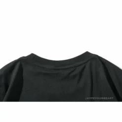Hypeyourbeast BAPE Messy Letters Upside Down Little Ape Head Tee Shirt'BLACK'