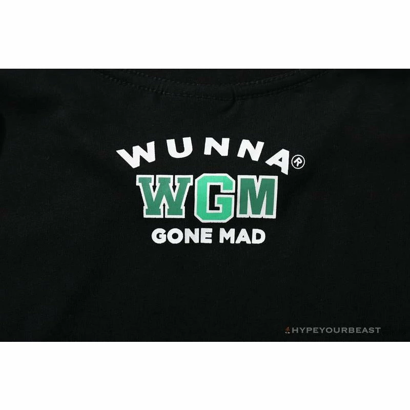 Hypeyourbeast Clothes BAPE Paint Splash Green Camouflage Tee Shirt 'BLACK'