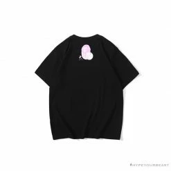 Hypeyourbeast BAPE Japan Limited Edition Pink Cherry Tree Tee Shirt 'BLACK' Clothes