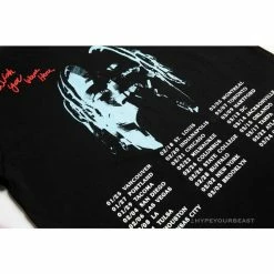 Hypeyourbeast OFF-WHITE Travis Scott Cactus Jack Astroworld Tee Shirt'BLACK'