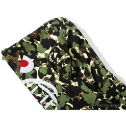 Hypeyourbeast BAPE X UNKLE Camouflage Green Belt Ear Hoodie Clothes