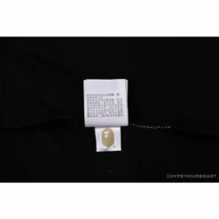 Hypeyourbeast BAPE Baby Milo Red Shark Hat Little Monkey Tee Shirt'BLACK'