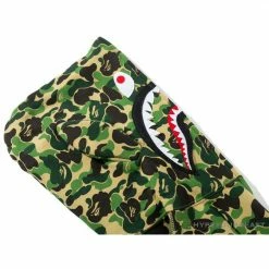 Hypeyourbeast BAPE X UNKLE Camouflage Green Belt Ear Hoodie Clothes