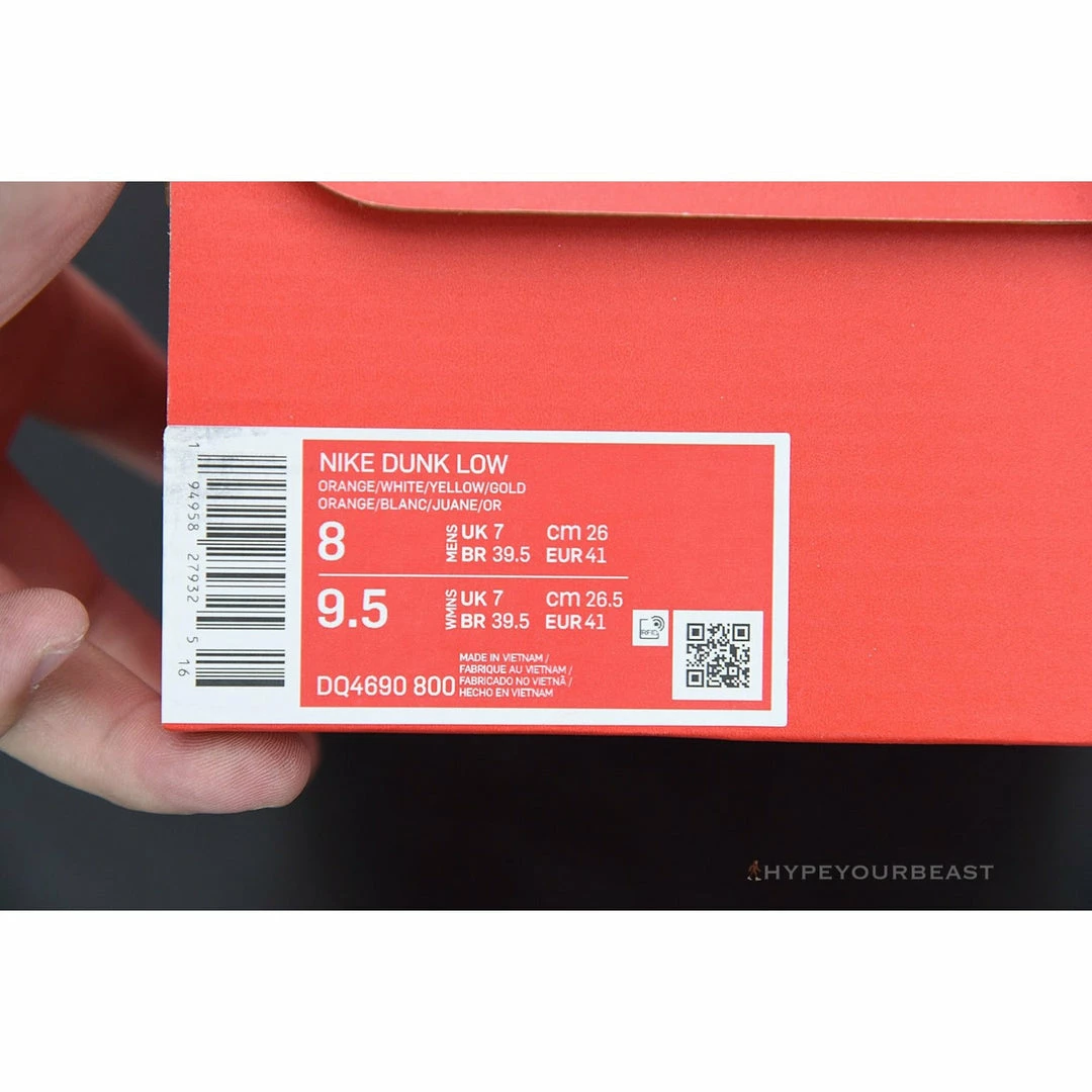 HypeYourBeast Nike Dunk Low 'Golden Orange'
