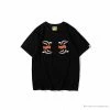 Hypeyourbeast BAPE Shark Head PONR Tee Shirt 'BLACK' Clothes