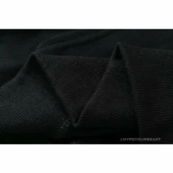 Hypeyourbeast BAPE Classic Ape Head Embroidered Standard Cotton Terry Hoodie'BLACK' Clothes