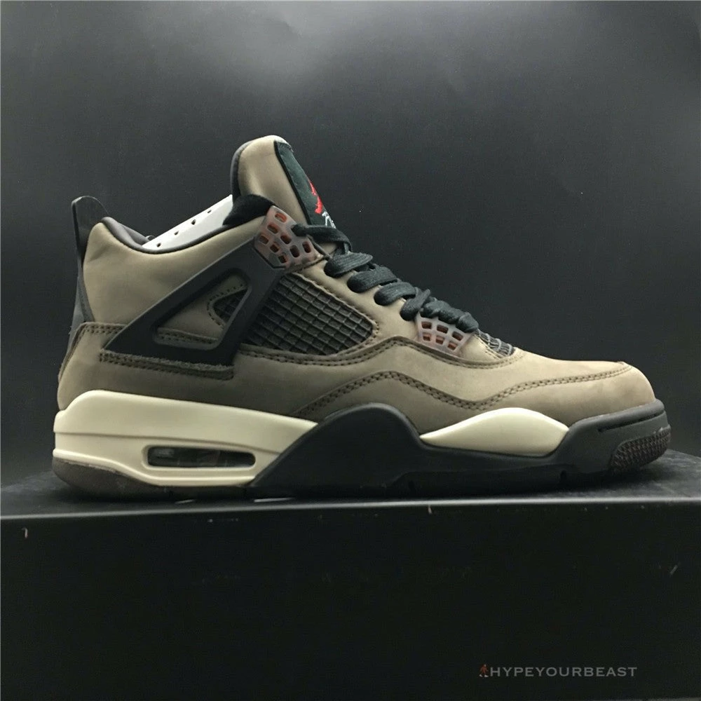Hypeyourbeast Travis Scott X Air Jordan 4 Dark Mocha