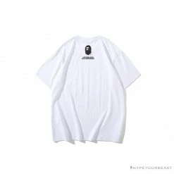 Hypeyourbeast Clothes BAPE Violent Bear Collaboration 28th Anniversary Camouflage Tee Shirt 'WHITE'