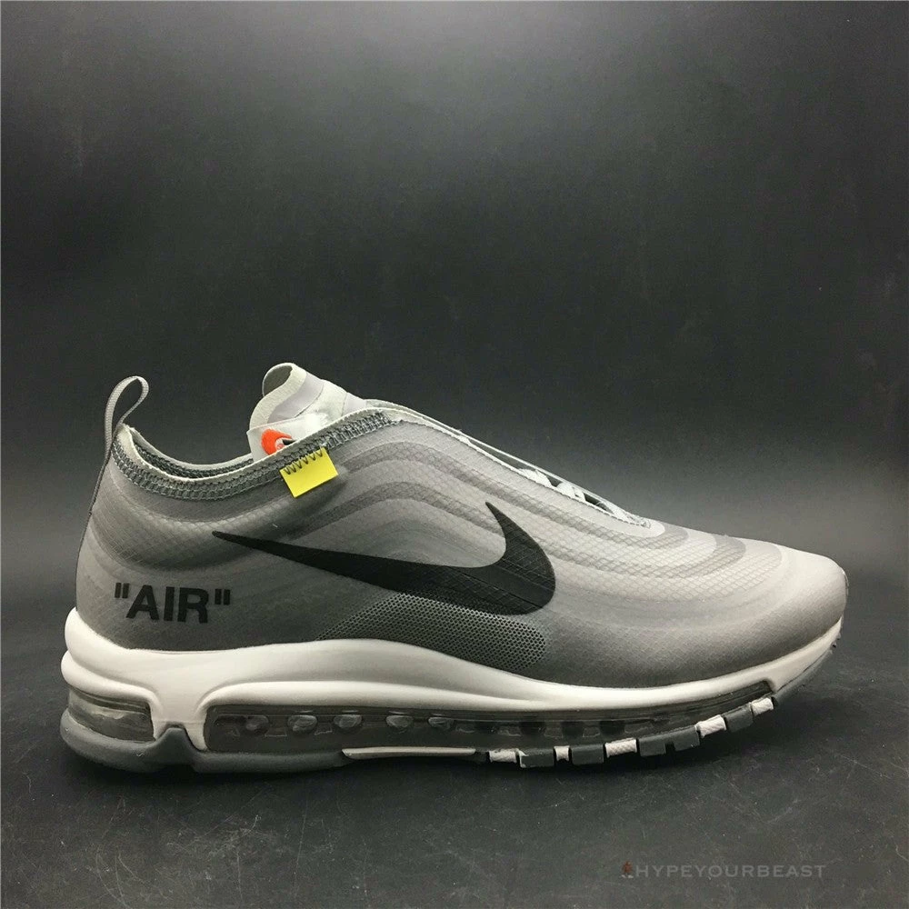 Hypeyourbeast Off White X Nike Air Max 97 Light Grey Black White