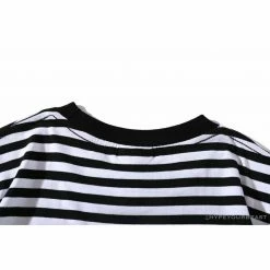 Hypeyourbeast BAPE Baby Milo Rock Bass Player Striped Tee Shirt'BLACK' Clothes
