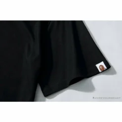 Hypeyourbeast Clothes BAPE Starry Sky Camouflage Luminous Great Ape Man Head Tee Shirt'BLACK'