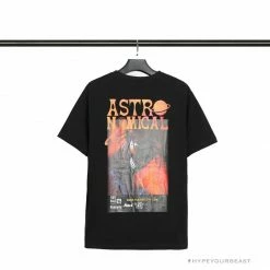 Hypeyourbeast OFF-WHITE Travis Scott Cactus Jack Astronomical Tee Shirt 'BLACK'