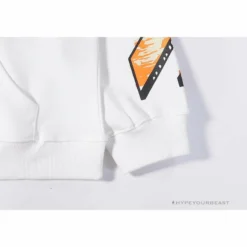 Hypeyourbeast Hoodies & Jackets OFF-WHITE Pink Orange Arrow Hoodie'WHITE'