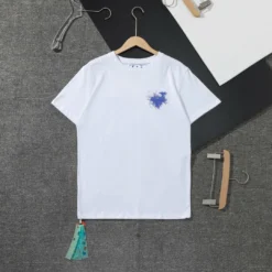 Hypeyourbeast T-Shirts OFF-WHITE Ballpoint Pen Depicting Pattern Tee Shirt 'WHITE'