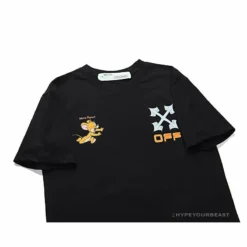Hypeyourbeast T-Shirts OFF-WHITE Handsome Jerry Arrow Tee Shirt'BLACK'