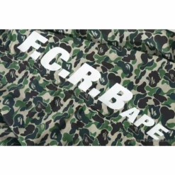 Hypeyourbeast BAPE X FCRB Joint Double Zip Camouflage Hoodie'GREEN'