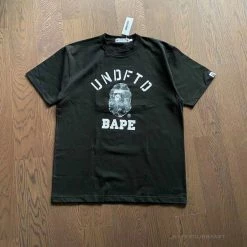 Hypeyourbeast UNDFTD X Bape Tee Shirt Black Clothes