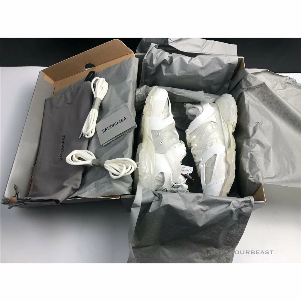 Hypeyourbeast Balenciaga Track Sneakers 3.0 White Rubber Sole