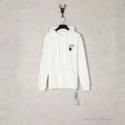 HypeYourBeast Off White Hoodie Skull White Hoodies & Jackets