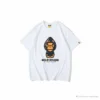 Hypeyourbeast BAPE Baby Milo Blue Shark Hat Little Monkey Tee Shirt 'WHITE'