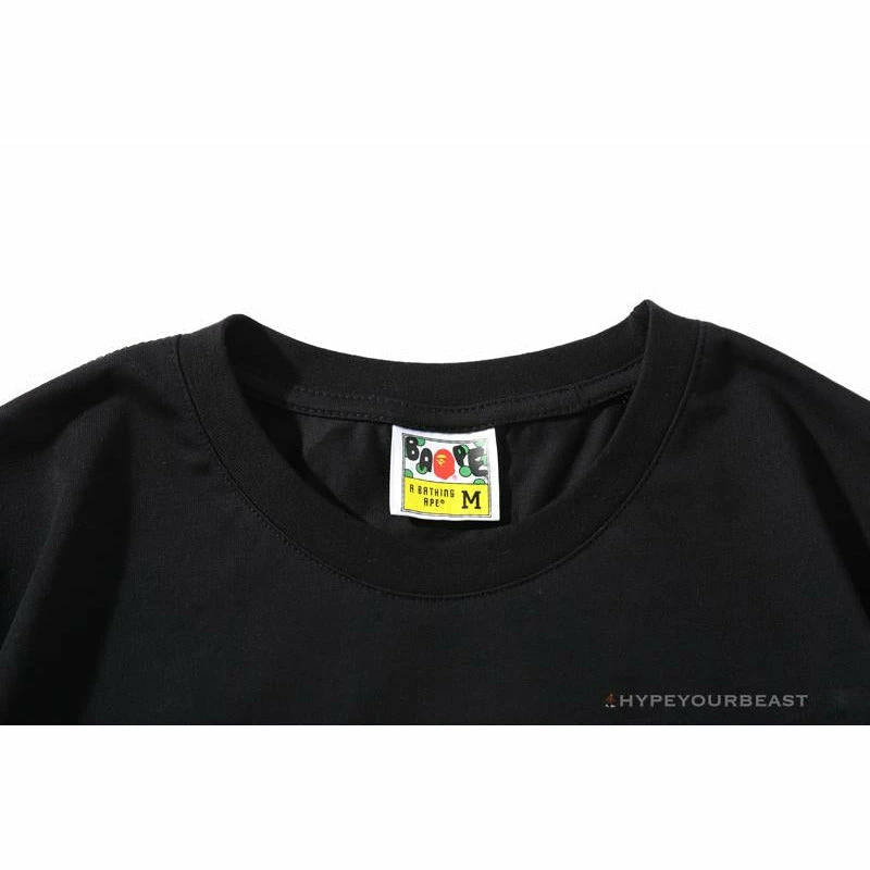 Hypeyourbeast Clothes BAPE Pokémon Co-branded Ape Head Tee Shirt 'BLACK'