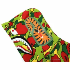 Hypeyourbeast BAPE Shark Head STA Star Camouflage Hoodie'GREEN'