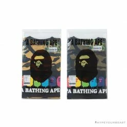 Hypeyourbeast BAPE KIDS Color Ape Head Camouflage Tee Shirt'GREEN' Clothes