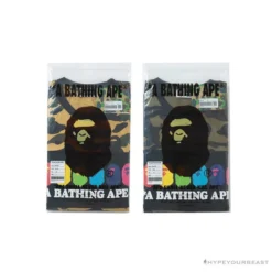 Hypeyourbeast Clothes BAPE KIDS Color Ape Head Camouflage Tee Shirt'YELLOW'