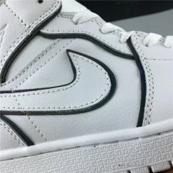 Hypeyourbeast Air Jordan 1 Mid Iridescent Reflective White