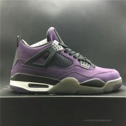 Hypeyourbeast Air Jordan 4 Retro Travis Scott Purple