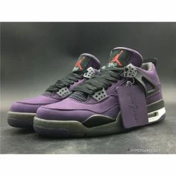 Hypeyourbeast Air Jordan 4 Retro Travis Scott Purple