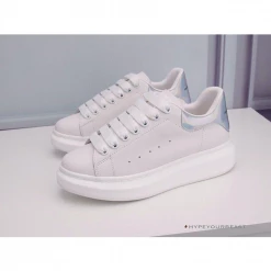 Hypeyourbeast Alexander McQueen White / Silver Heel