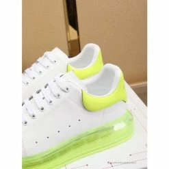Hypeyourbeast A. Mcqueen Alexander McQueen White / Neon Green Sole Sneaker