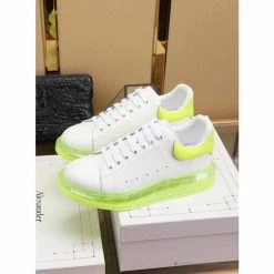 Hypeyourbeast A. Mcqueen Alexander McQueen White / Neon Green Sole Sneaker