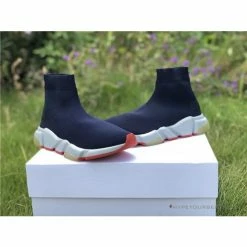 Hypeyourbeast Balenciaga BCG Sock Sneakers Blue Marine
