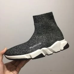 Hypeyourbeast Balenciaga BCG Sock Sneakers Grey White Black