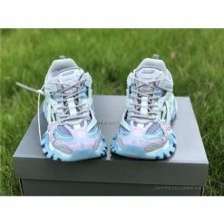 Hypeyourbeast Balenciaga BCG Track Sneakers 3.0 White Blue
