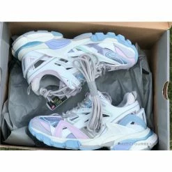 Hypeyourbeast Balenciaga BCG Track Sneakers 3.0 White Blue