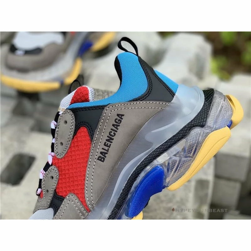 Hypeyourbeast BCG Triple S 'Multi-Color' Blue Red Balenciaga Triple S