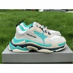 Hypeyourbeast BCG Triple S White Green Balenciaga Triple S