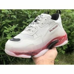 Hypeyourbeast Balenciaga BCG Triple S White / Red