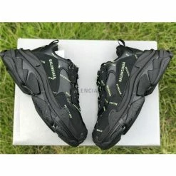 Hypeyourbeast BCG Triple S Allover Logo - Black Fluo Yellow