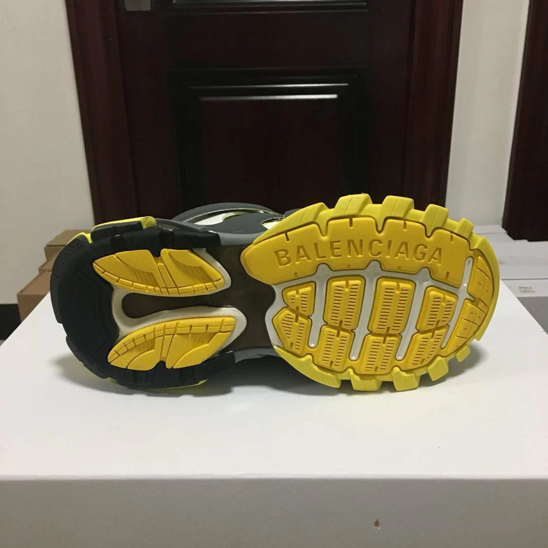 Hypeyourbeast Balenciaga BCG Track Sneakers Yellow Black White