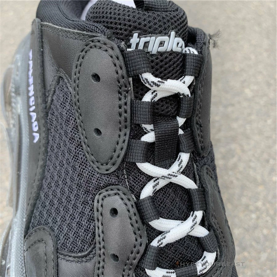 Hypeyourbeast Balenciaga BCG Triple S Black / Clear Sole